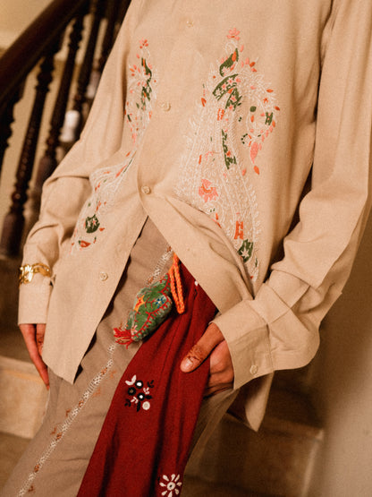 Rohri Kashmiri Embroidery Shirt