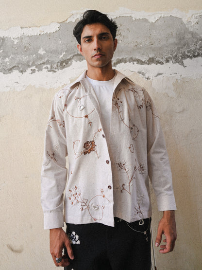 Ruh Mirror Embroidery Shirt