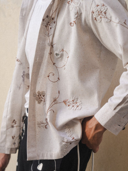 Ruh Mirror Embroidery Shirt
