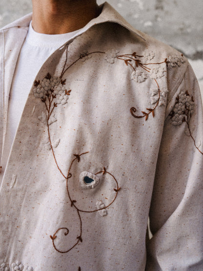 Ruh Mirror Embroidery Shirt