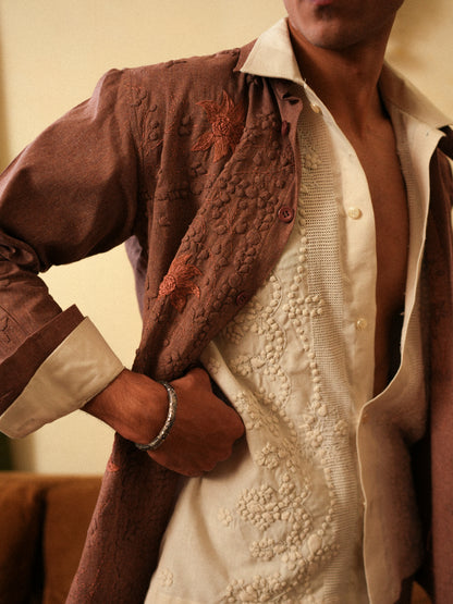 Sandhya Hand Appliqued shacket