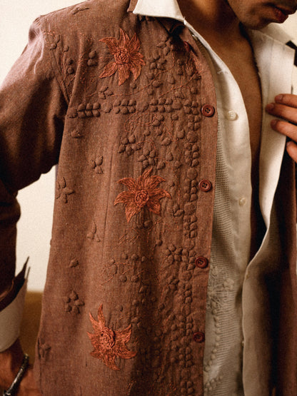 Sandhya Hand Appliqued shacket