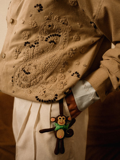 Shwet Hand Embroidered Pants