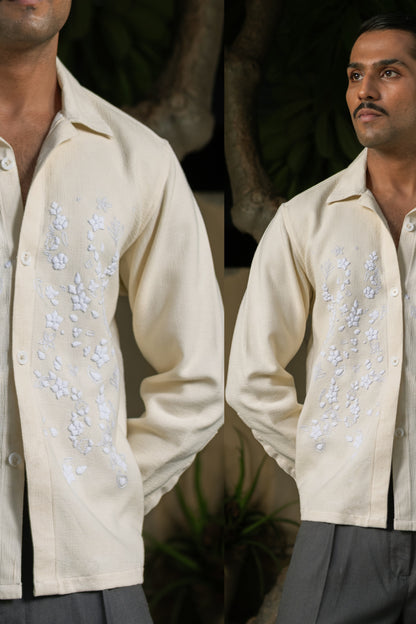 Amaltas Hand Appliqued Shacket