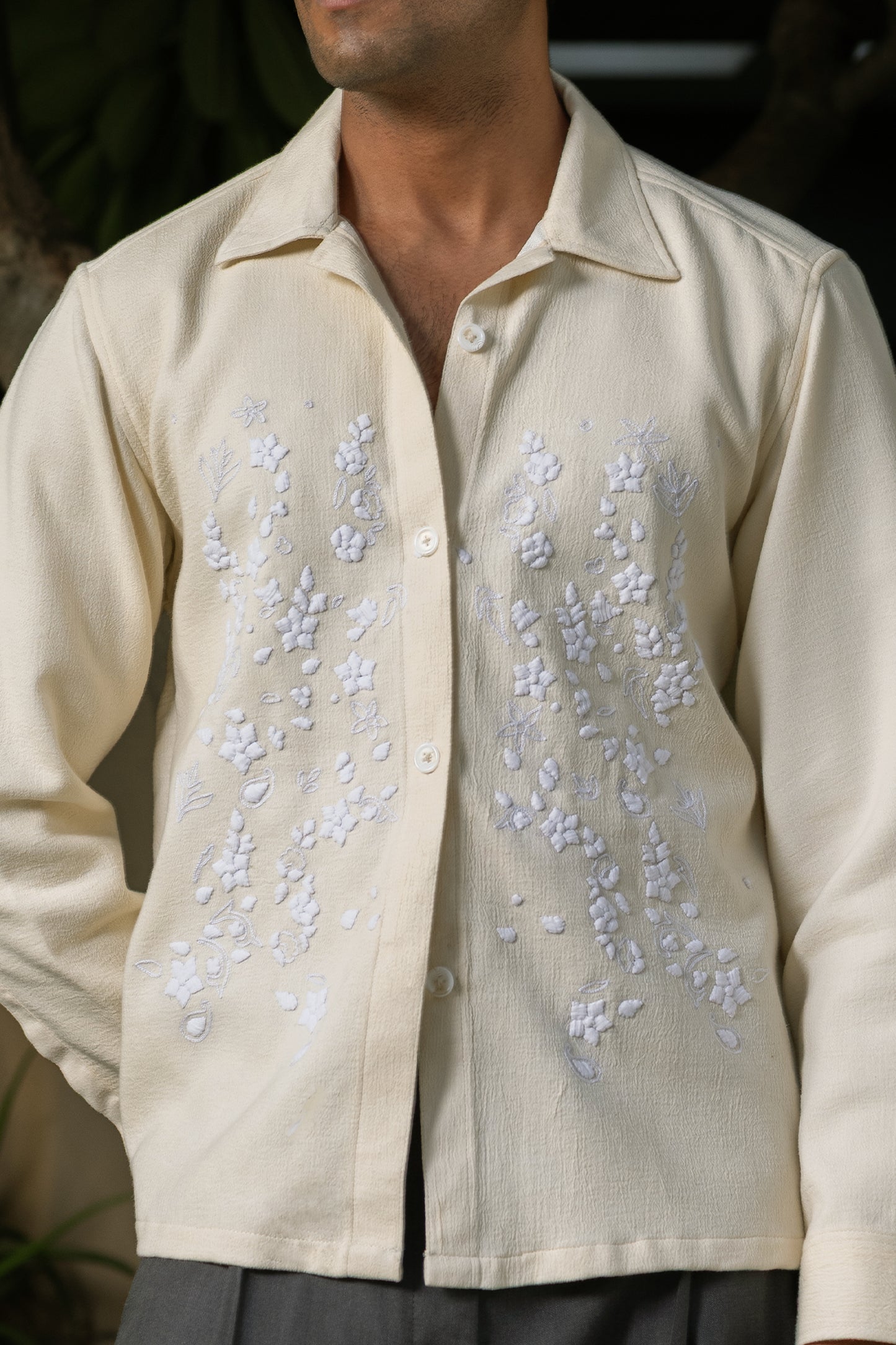 Amaltas Hand Appliqued Shacket