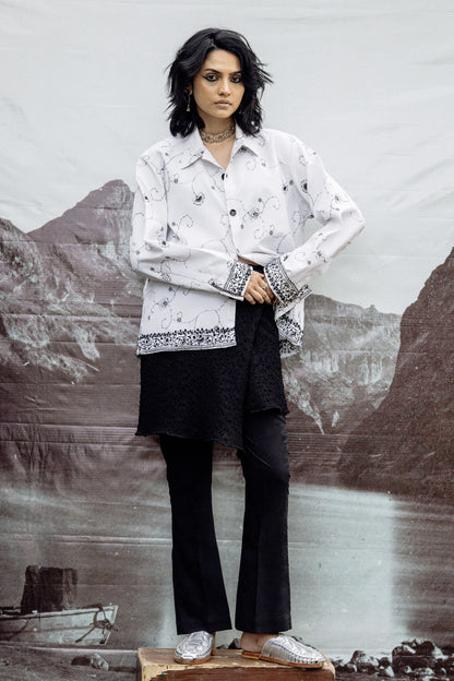Darshen Hand Embroidered Shacket