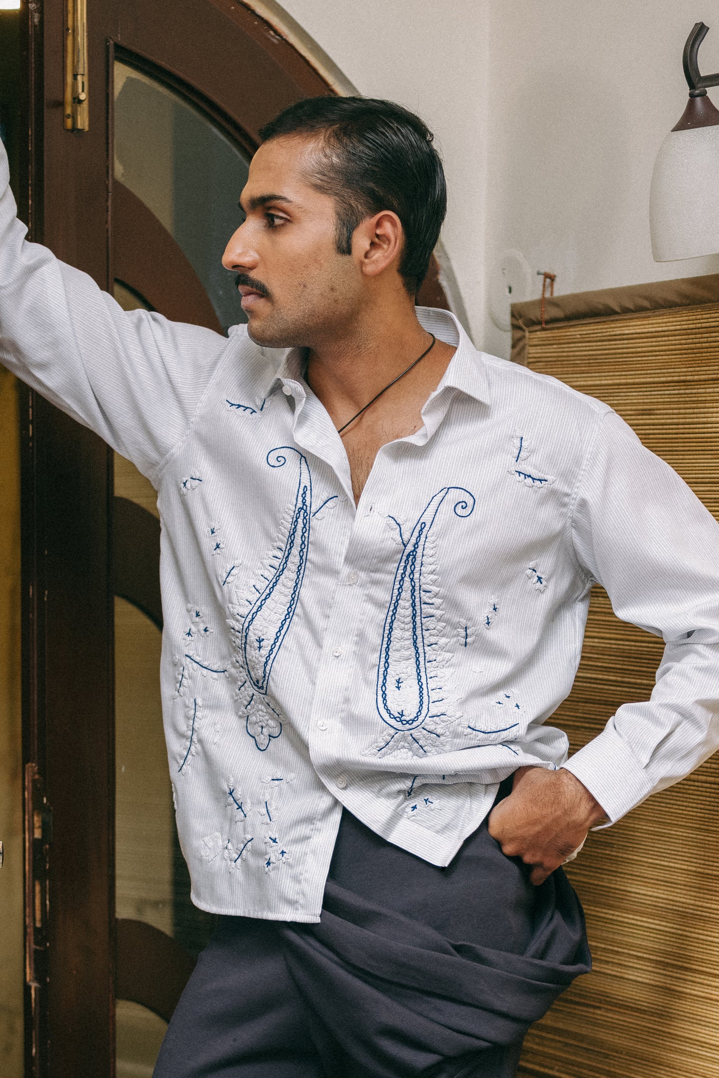 Ram Chiri Hand Appliqued Shirt