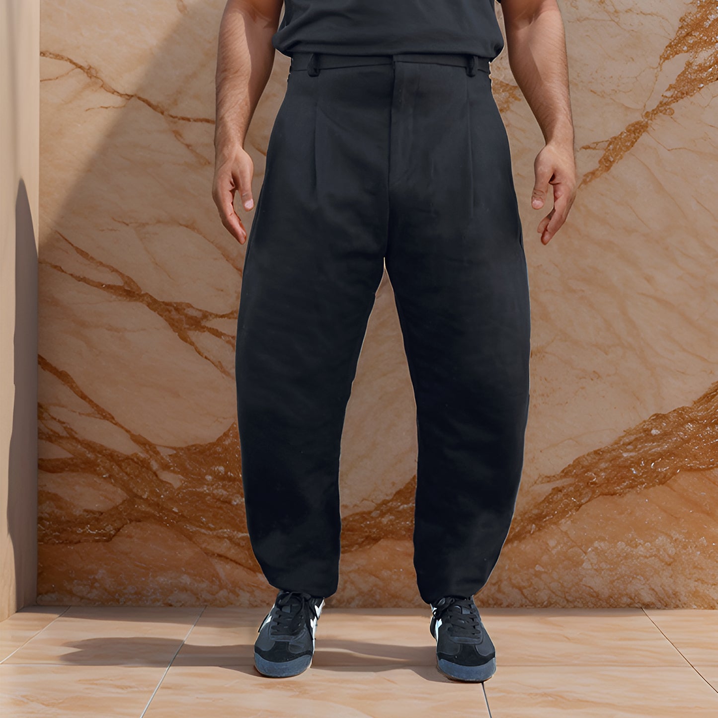 Simulated Barrel Pants