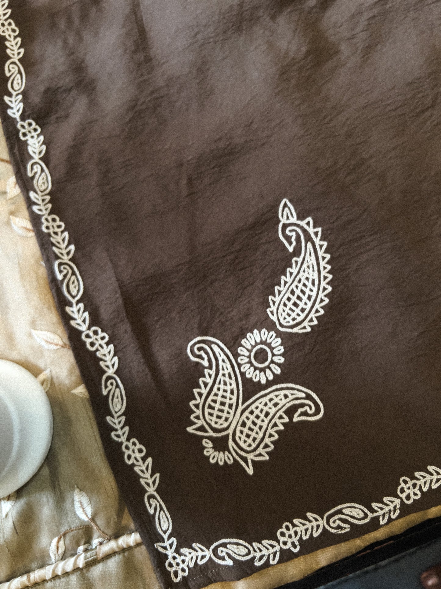 Mushk Hand Embroidered Bandana