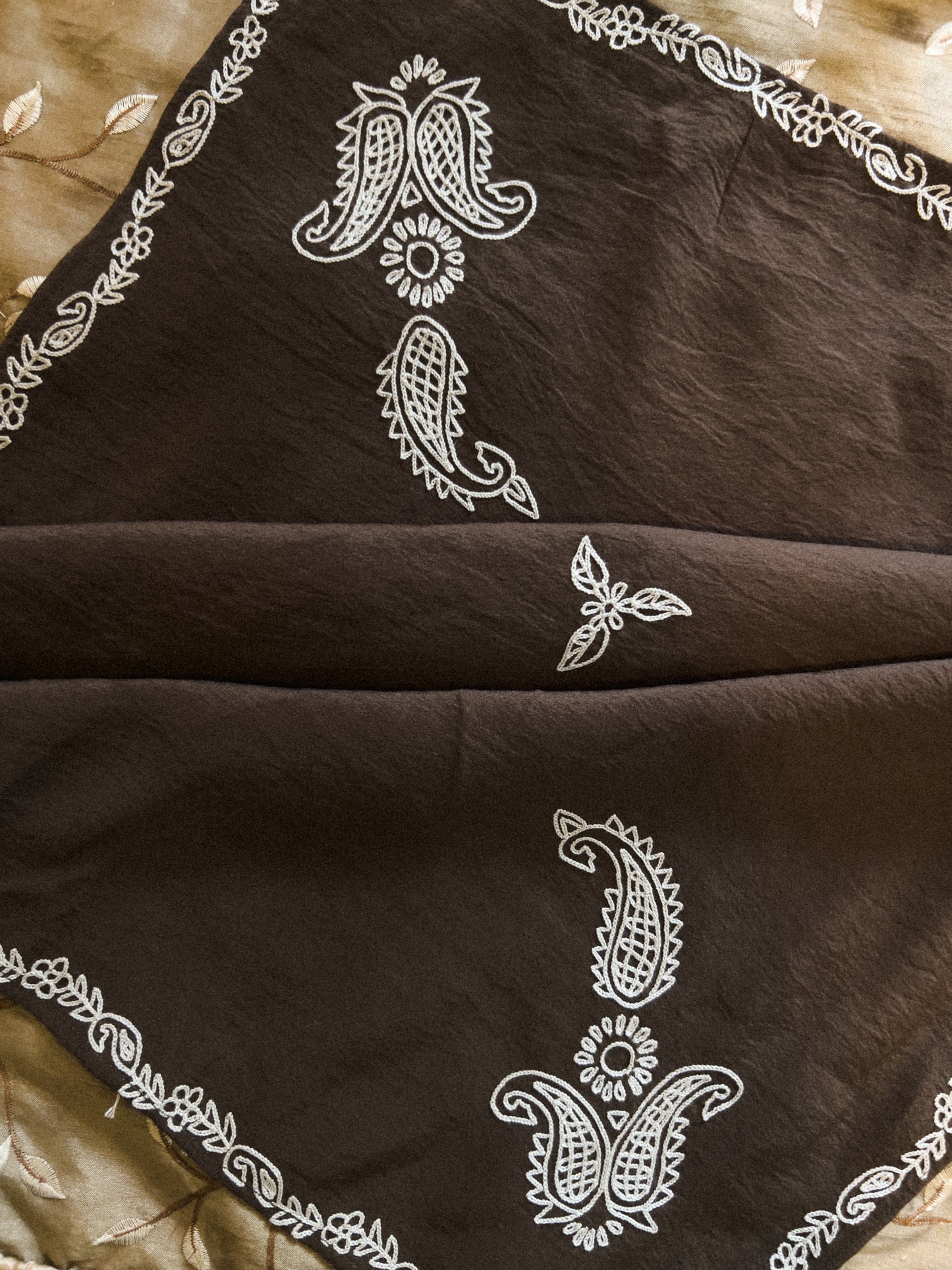 Mushk Hand Embroidered Bandana