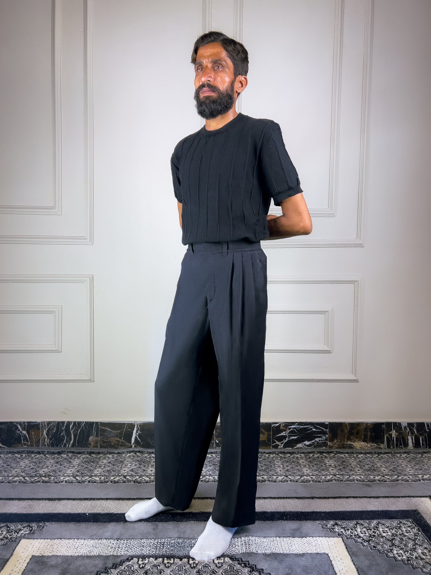 Karoo Multi Pleated Tailored Pants