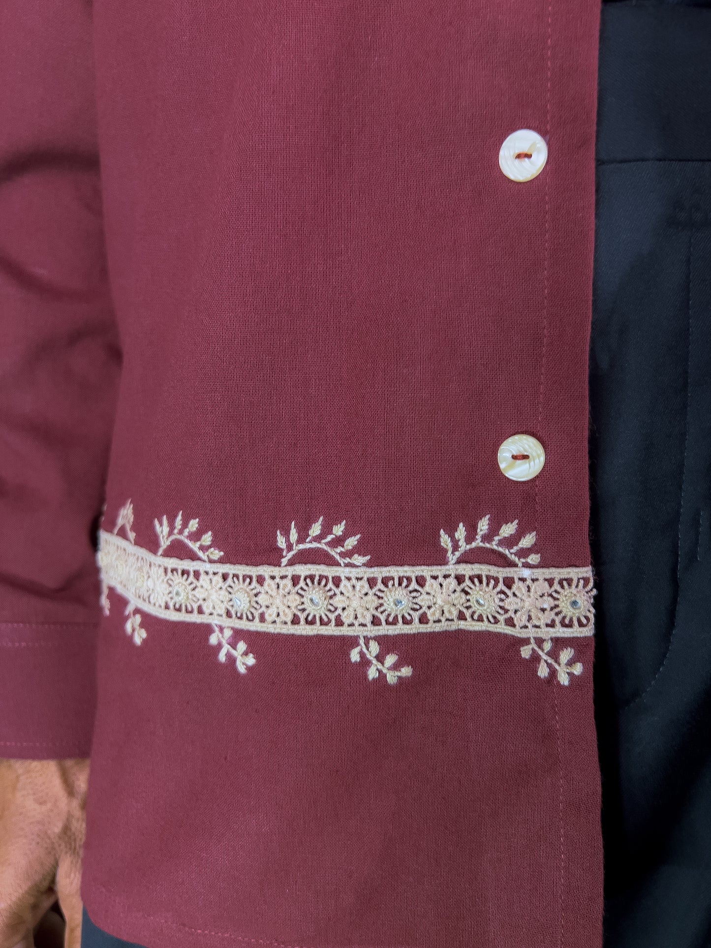 Aatish Mirror Work Shirt