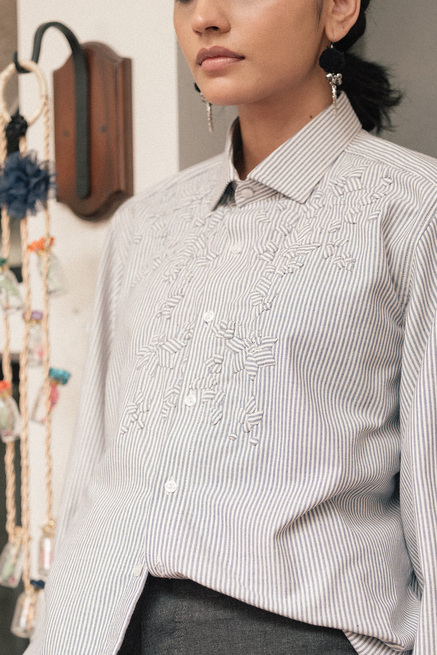 Kumud Hand Appliqued Shirt