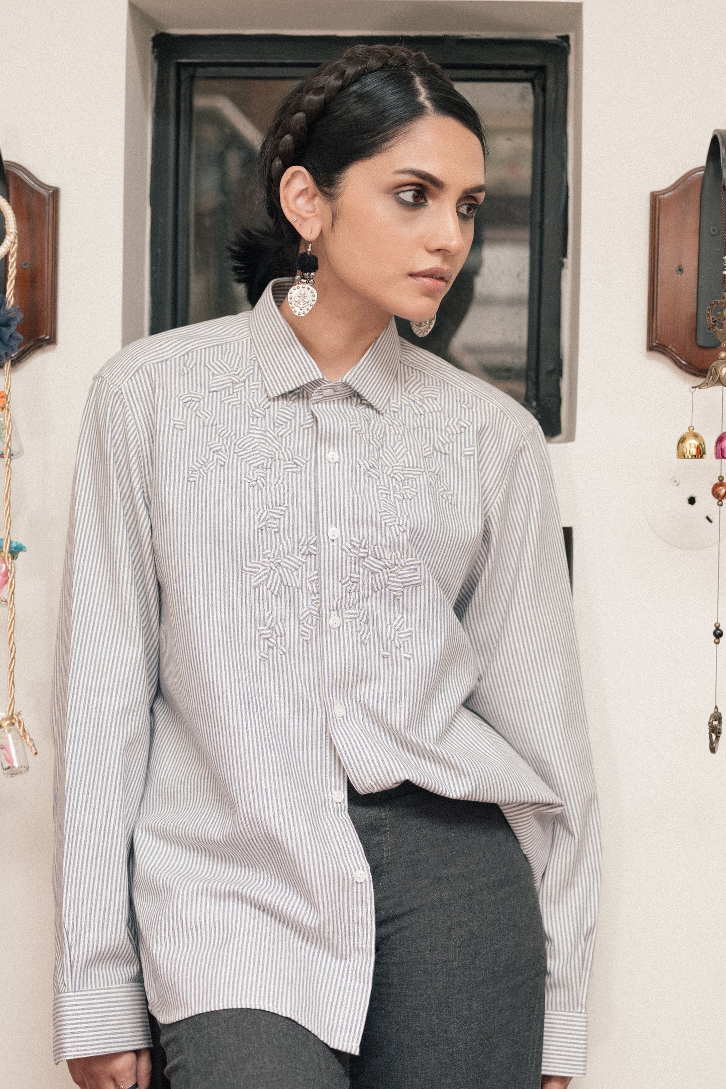 Kumud Hand Appliqued Shirt