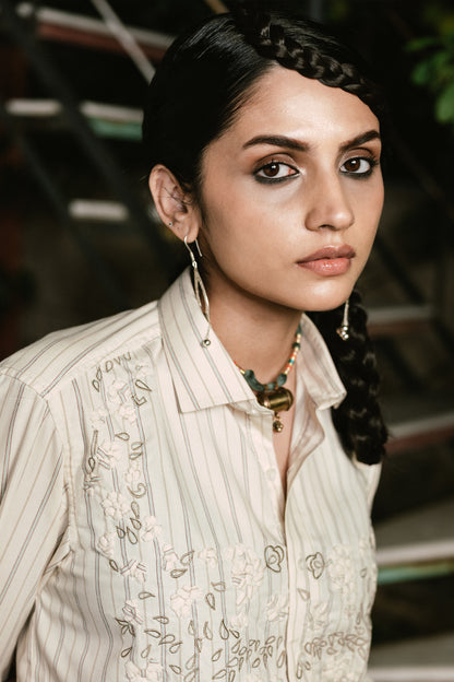 Choli Hand Appliqued Shirt