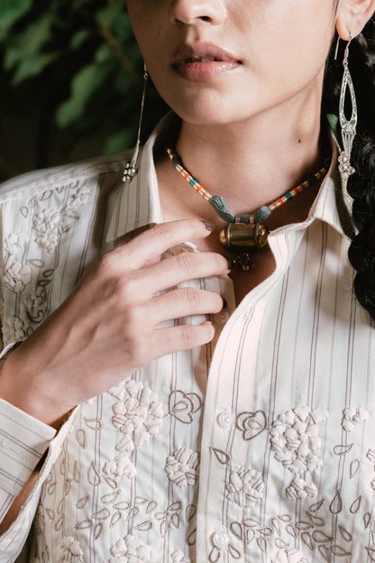 Choli Hand Appliqued Shirt