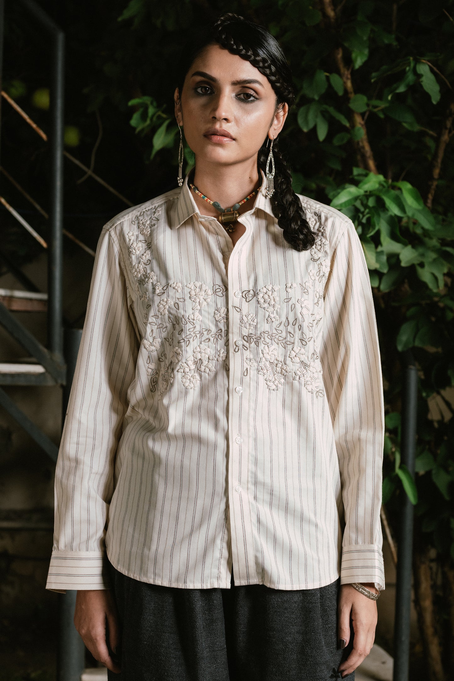 Choli Hand Appliqued Shirt