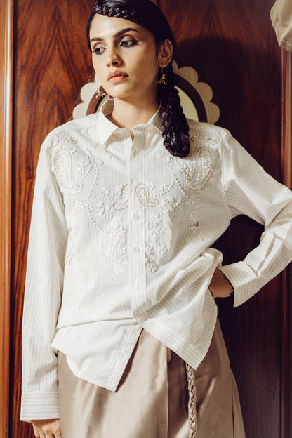 Mishri Hand Appliqued Shirt