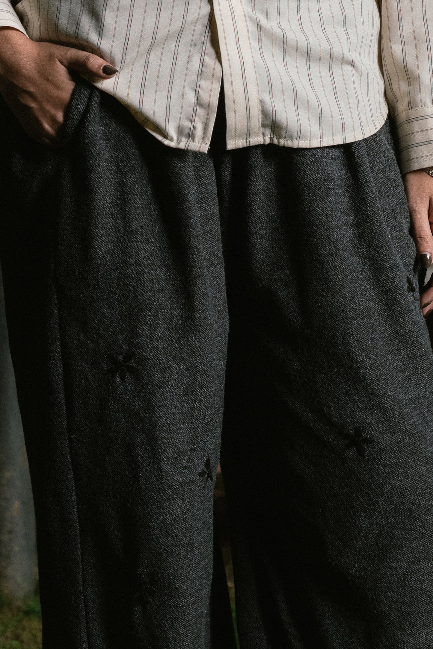 Amawas Hand Embroidered Harem Pants