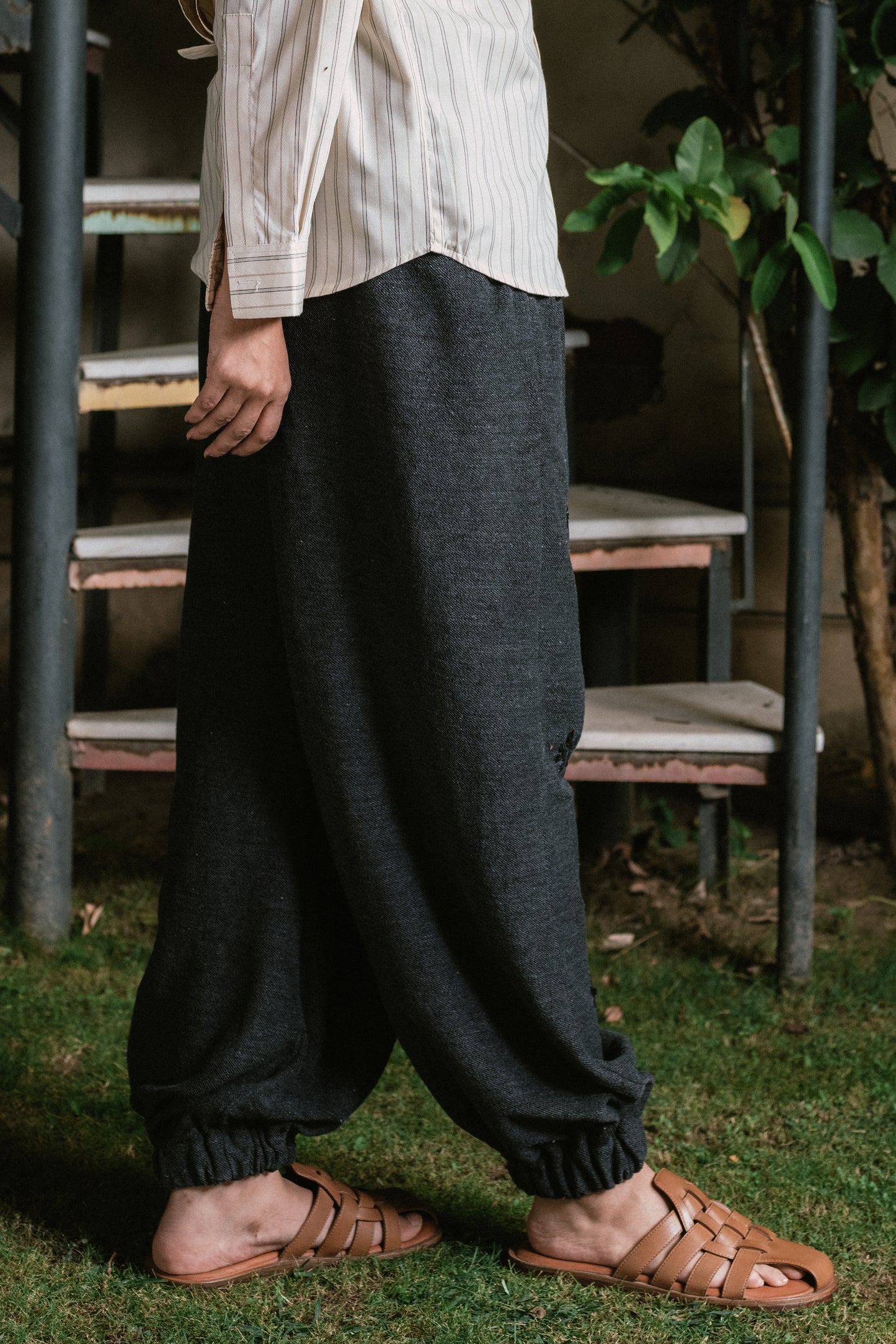 Amawas Hand Embroidered Harem Pants