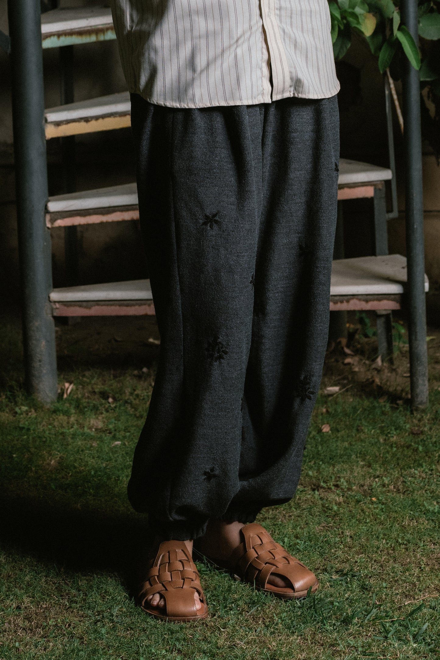 Amawas Hand Embroidered Harem Pants