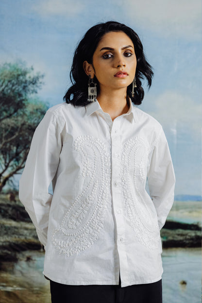 Moti Hand Appliqued Shirt